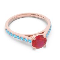 Cathedral Pave Stasnu Ring