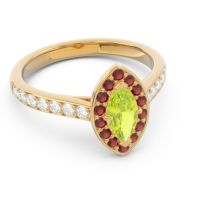 Halo Pave Marquise Nauka Ring