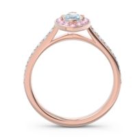 Halo Pave Marquise Nauka Ring