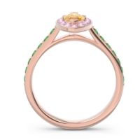 Halo Pave Marquise Nauka Ring