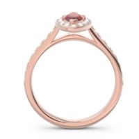 Halo Pave Marquise Nauka Ring