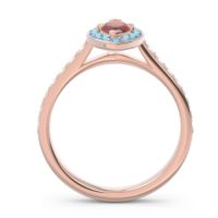 Halo Pave Marquise Nauka Ring