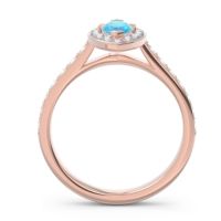 Halo Pave Marquise Nauka Ring