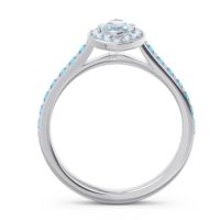 Halo Pave Marquise Nauka Ring