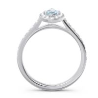 Halo Pave Marquise Nauka Ring