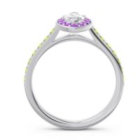 Halo Pave Marquise Nauka Ring