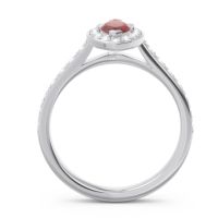 Halo Pave Marquise Nauka Ring