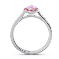 Halo Pave Marquise Nauka Ring