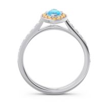 Halo Pave Marquise Nauka Ring