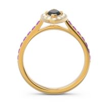 Halo Pave Marquise Nauka Ring