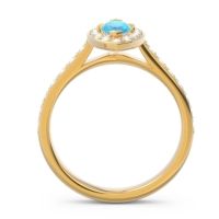 Halo Pave Marquise Nauka Ring