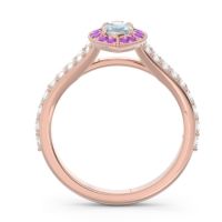 Halo Pave Milgrain Marquise Busaplavi Ring