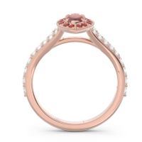 Halo Pave Milgrain Marquise Busaplavi Ring