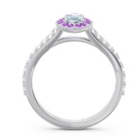 Halo Pave Milgrain Marquise Busaplavi Ring