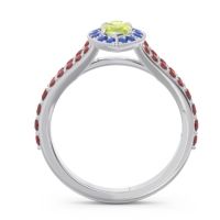 Halo Pave Milgrain Marquise Busaplavi Ring