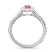 Halo Pave Milgrain Marquise Busaplavi Ring
