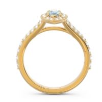 Halo Pave Milgrain Marquise Busaplavi Ring
