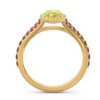 Halo Pave Milgrain Marquise Busaplavi Ring