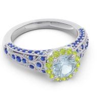 Halo Pave Milgrain Marudyana Ring