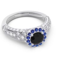 Halo Pave Milgrain Marudyana Ring