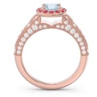 Halo Pave Milgrain Marudyana Ring