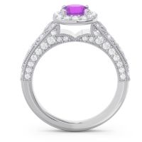 Halo Pave Milgrain Marudyana Ring