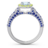 Halo Pave Milgrain Marudyana Ring