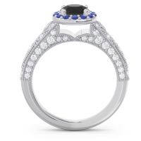 Halo Pave Milgrain Marudyana Ring