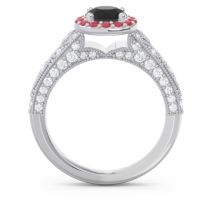 Halo Pave Milgrain Marudyana Ring
