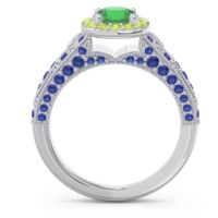 Halo Pave Milgrain Marudyana Ring