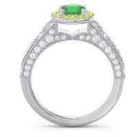 Halo Pave Milgrain Marudyana Ring