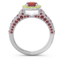 Halo Pave Milgrain Marudyana Ring