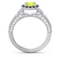 Halo Pave Milgrain Marudyana Ring