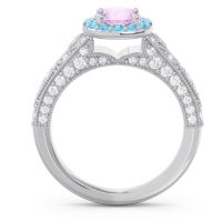 Halo Pave Milgrain Marudyana Ring