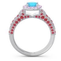 Halo Pave Milgrain Marudyana Ring