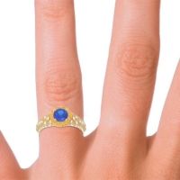 Halo Pave Milgrain Marudyana Ring