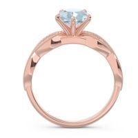 Solitaire Milgrain Pear Nanagra Ring