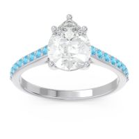 Solitaire Pear Sazaila Ring