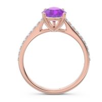 Solitaire Pear Sazaila Ring