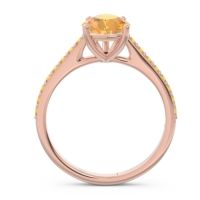 Solitaire Pear Sazaila Ring