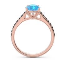 Solitaire Pear Sazaila Ring