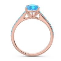 Solitaire Pear Sazaila Ring