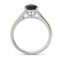 Solitaire Pear Sazaila Ring