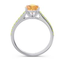 Solitaire Pear Sazaila Ring
