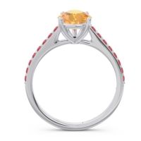 Solitaire Pear Sazaila Ring