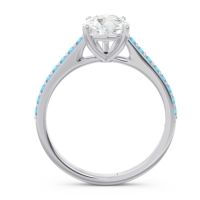 Solitaire Pear Sazaila Ring