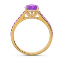 Solitaire Pear Sazaila Ring