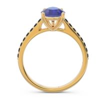 Solitaire Pear Sazaila Ring