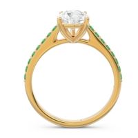 Solitaire Pear Sazaila Ring