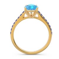 Solitaire Pear Sazaila Ring
